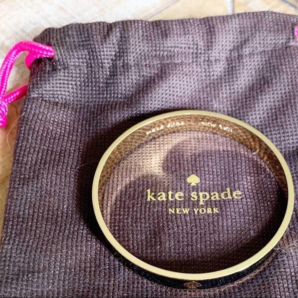 Kate Spade Black Enamel Bracelet - Picture 5 of 5